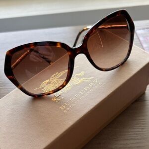 New Burberry BE4241 Brown Tortoise Sunglasses